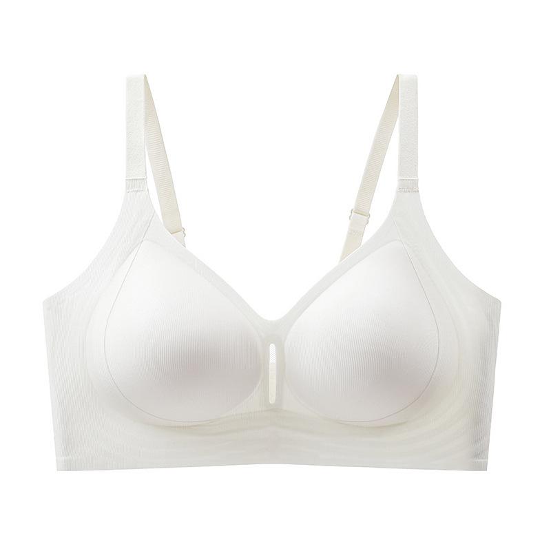 Traceless Lift Underwear Women's Thin Big Breasts Show Small Gathering, Comfortable and Breathable Anti-sagging Jelly Soft Support Bra