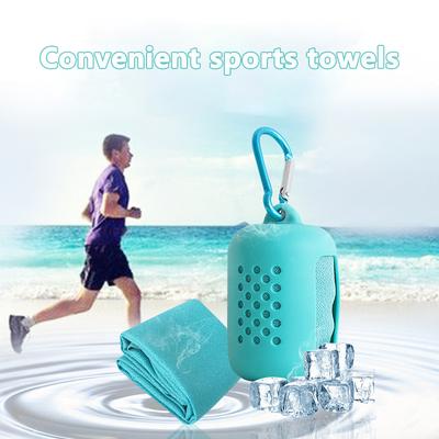 Portable Mini Towel Silicone Kit Outdoor Cooling Ice Towel Quick Dry Towel Fitness
