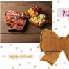 New Style Wooden Charcuterie Board with Bow - Christmas Kitchen Decoration & Storage