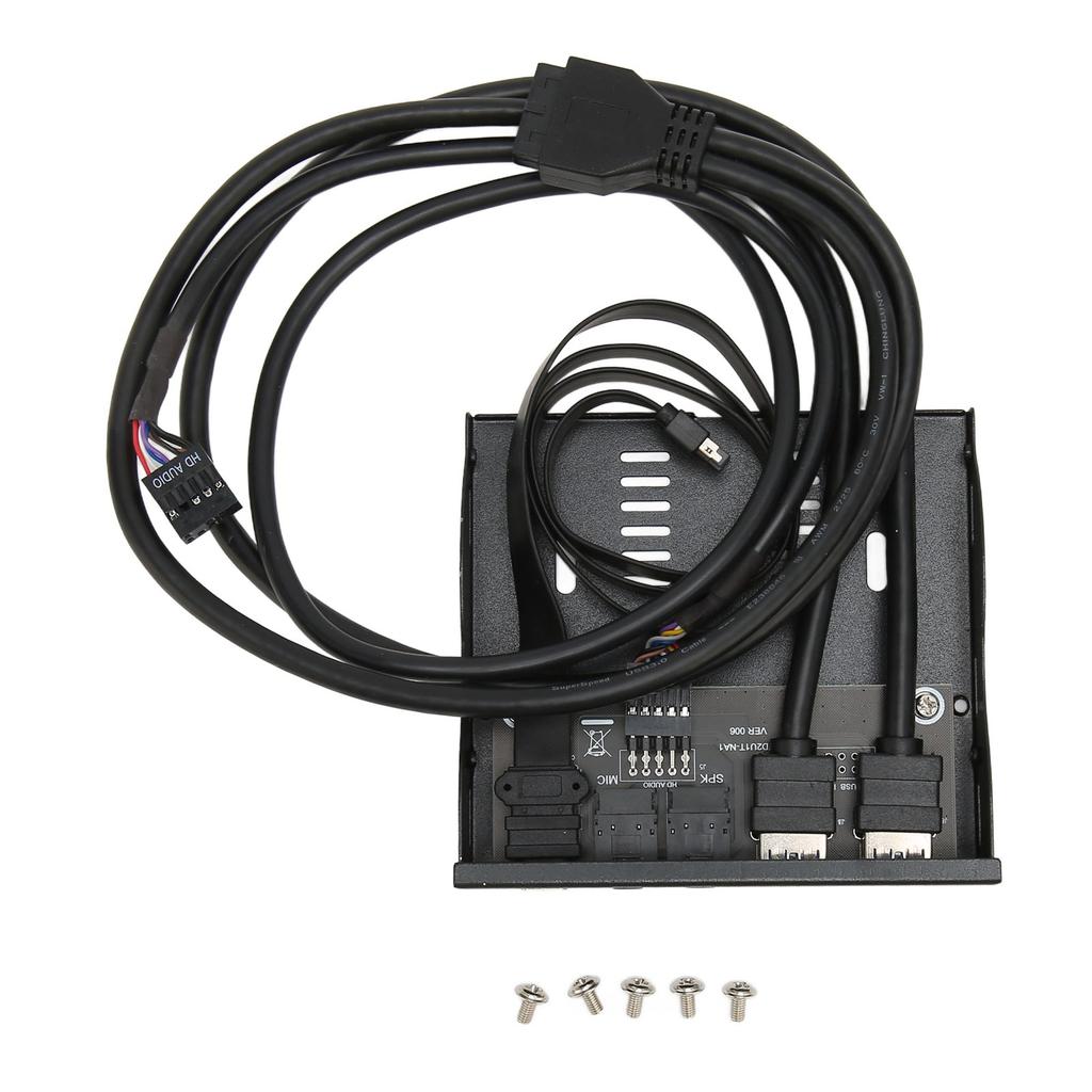 Front Panel USB 3.2 Hub 10Gbps Plug and Play Iron Shell Floppy Disk Reader for Win for Linux