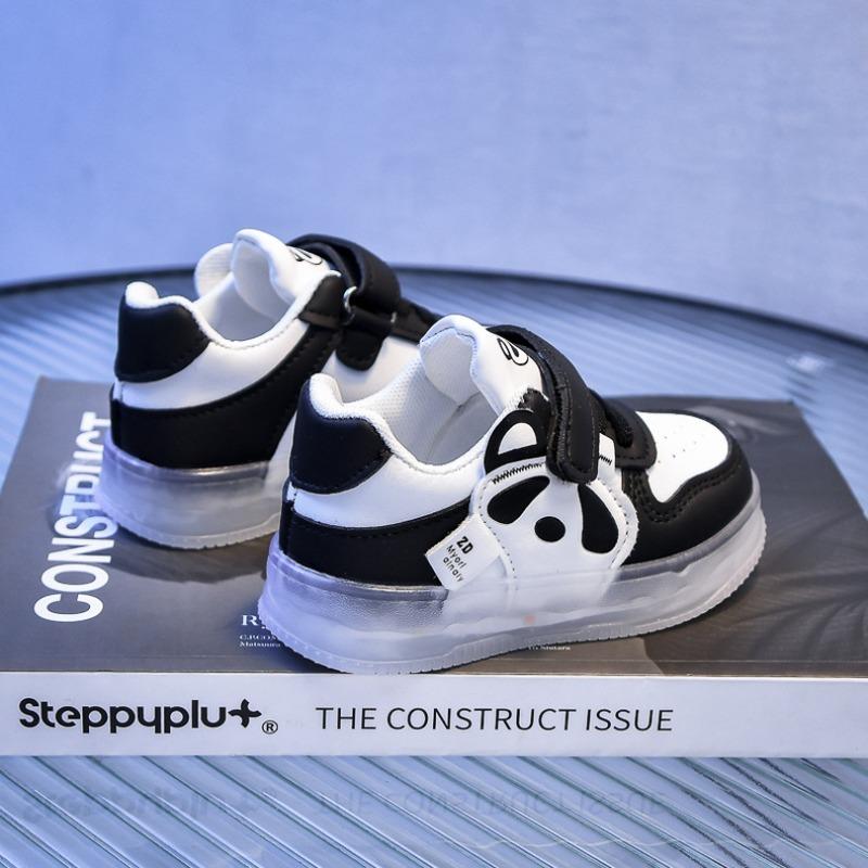 Cartoon Light-Up Baby Shoes | Soft-Sole LED Sneakers for Toddlers, Anti-Slip Board Shoes for Boys & Girls Everyday Sneakers