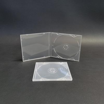 Estuche para CD y DVD Readstar de 8 cm, transparente, de polipropileno, de una sola pieza, 1 unidad