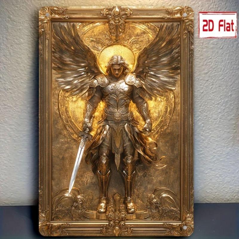 

Winter Girl Decorative Steel Panel for Kids Room Living Room Wall