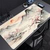 Landscape Ink Painting Mouse Pad Watercolor Mountain View Desk Mat NonSlip Waterproof Smooth For Office Home Desktop Decoration