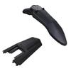 Motorcycle Replacement Guard Kit, Black PP Front Rear Mudguard Set Compatible for Bike IN 10 with Rear Light Mount Area Design for Bike Use