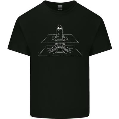 Wormhole Funny Space Worm SCIFI Cosmos Unisexs Light Cotton TShirt