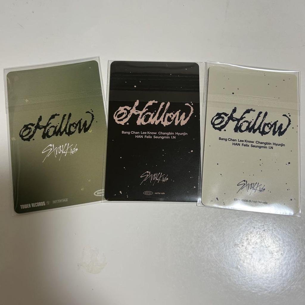[USED] straykids trading cards
