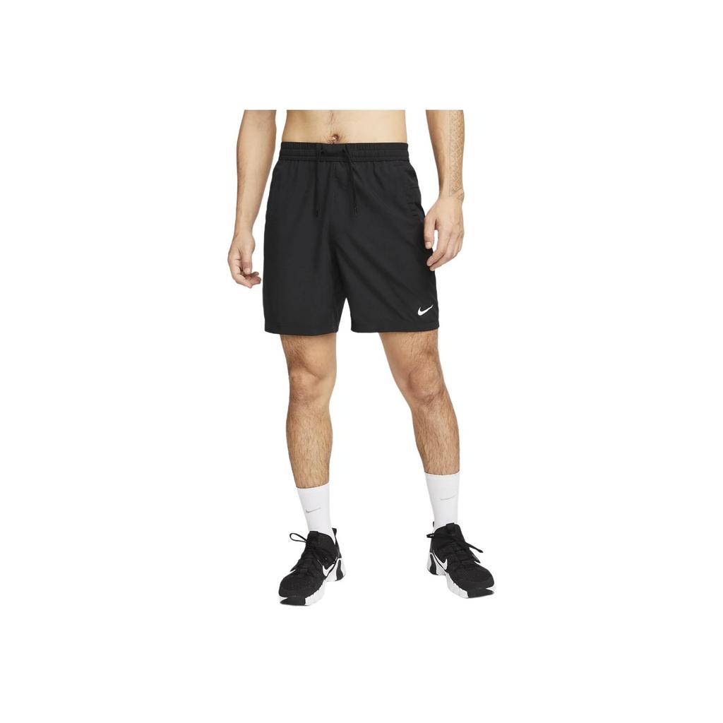 Nike Dri-FIT Solid Drawstring Casual Shorts Men Bottoms Black DV9858-010