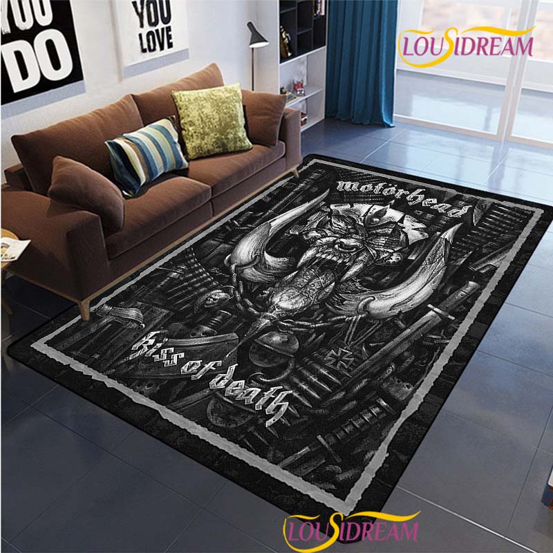 Music Band Carpet for Living Room Bedroom Rugs Kitchen Kids Door Unslip Floor Mats Birthday gift photography props Rug British