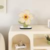 High-end Floral Tabletop Clock Cute Cartoon Mute Clock Modern Flower Display Clock  Bedroom