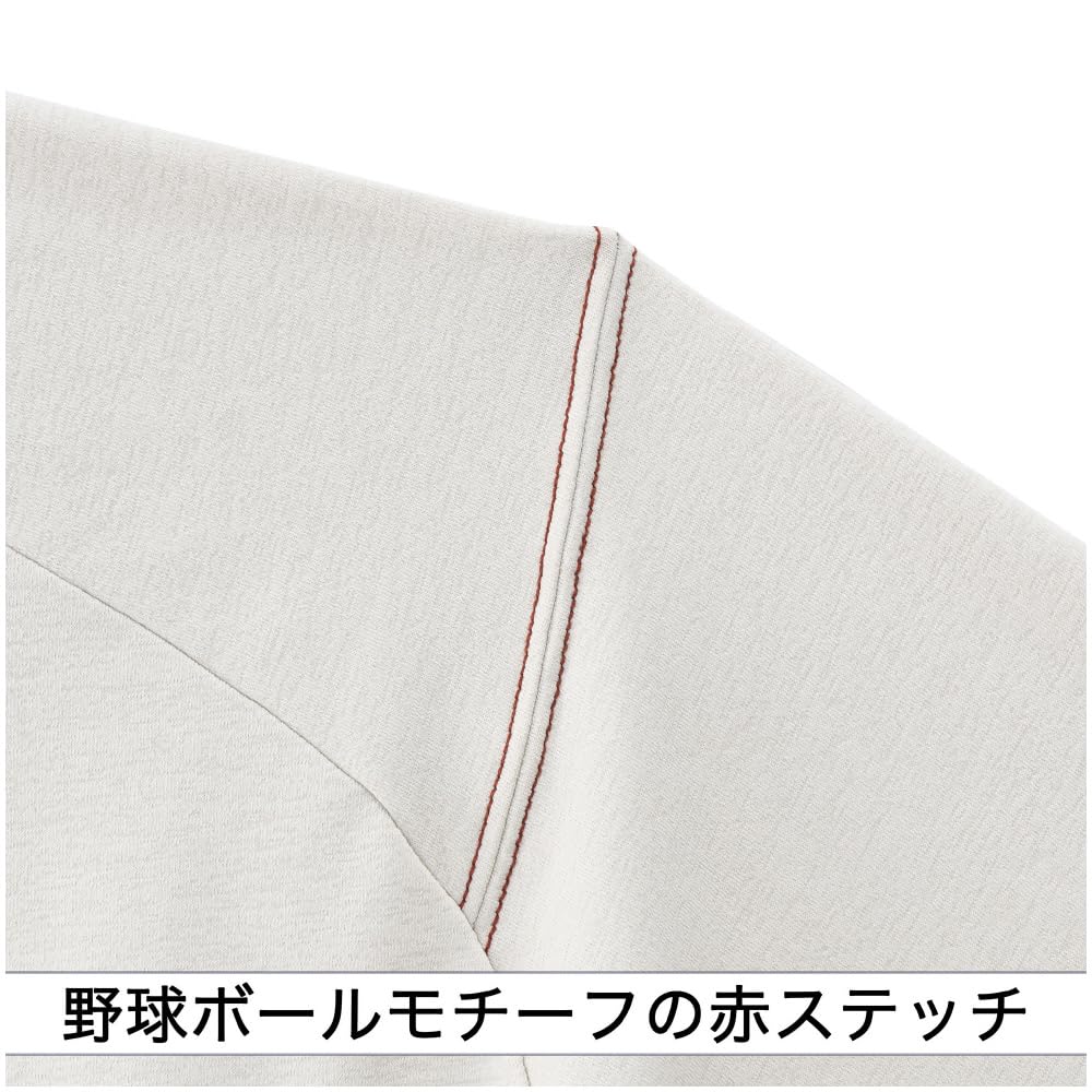 MIZUNO Release Point 12JADT52 M Size Silver Birch Baseball/Softball T-Shirt