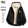 Baleno S&K Series Alpaca Fleece Lined Hooded Jacket