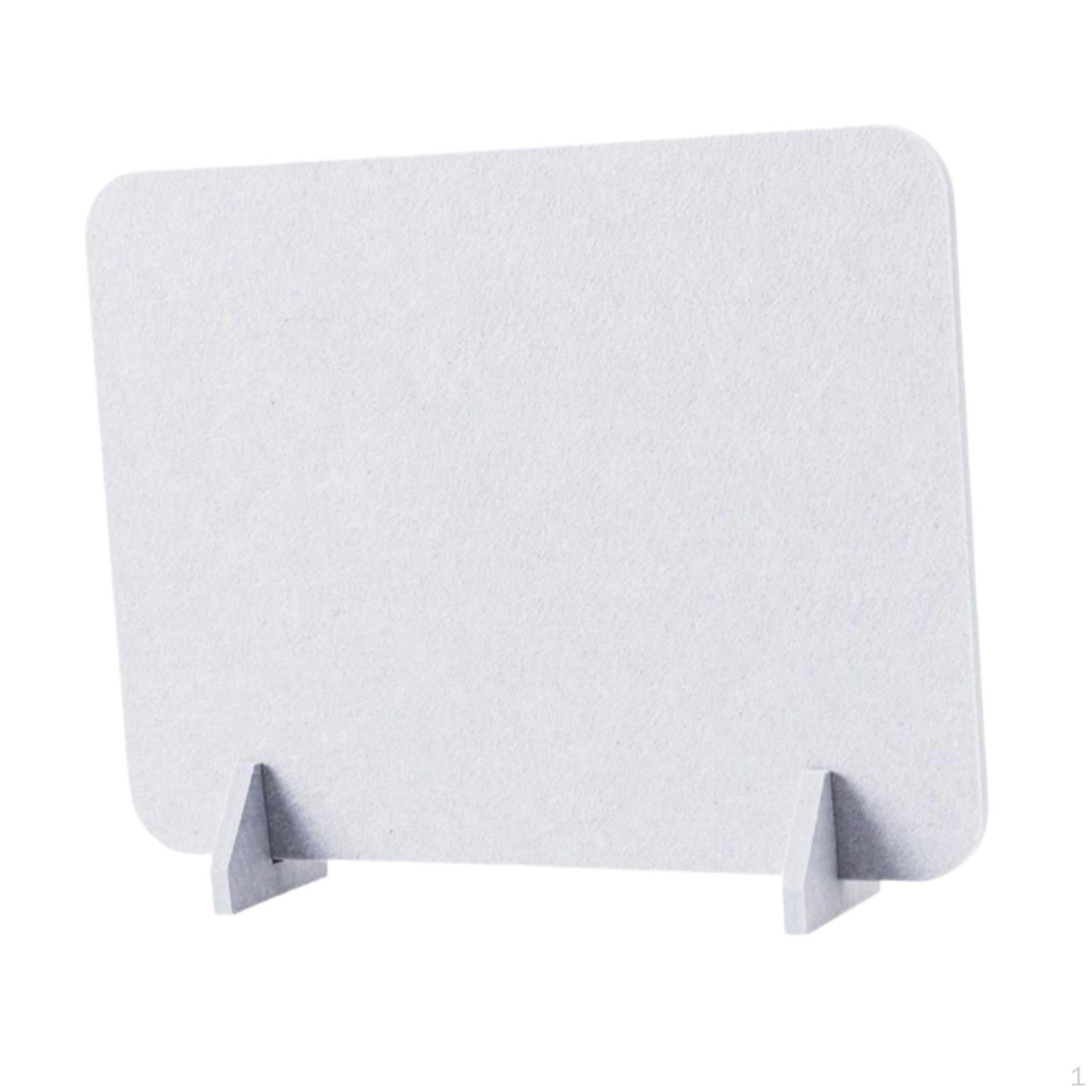 

Acoustic Desk Divider Partition with Support Feet Freestanding сірий