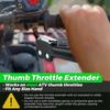 Throttle Extender, Thumb Throttle Master For Atv, 2 Piece Clamp For Easy Installation, Provides Reliable And Comfortable Control