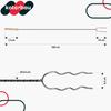 Kotarbau® Campfire Fork Grill Fork Double-Pronged Campfire Fork Wavy Stick For Sausage 100 Cm Set Of 10