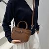 Small Size Small Square Bag PU Leather Shoulder Strap Crossbody Bag Casual Shoulder Bag  Daily Use