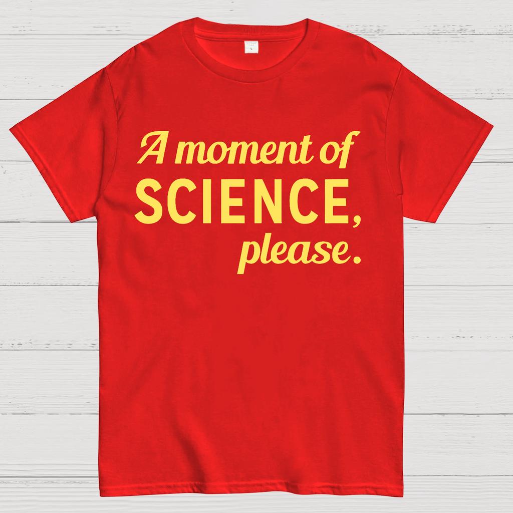 A Moment of Science, Please Unisex 100% Cotton Summer Casual Cool Loose T-Shirt