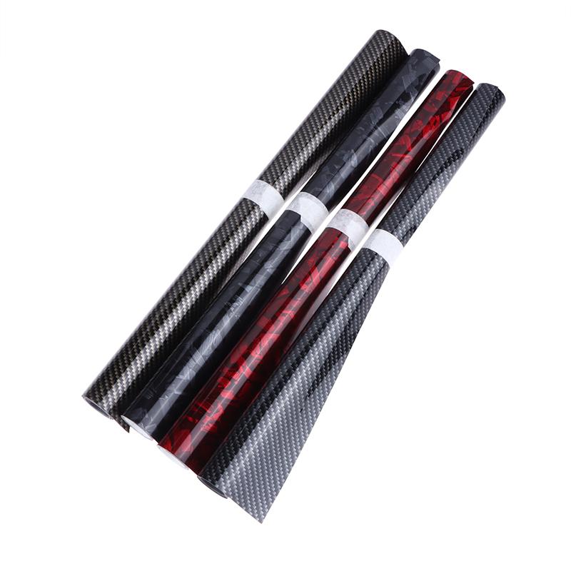 Koolstofvezel Steen Auto Stickers, Imitatie Koolstofvezel Kleurveranderende Interieur Achteruitkijkspiegel Stickers Volledige Body Auto Folie