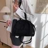 Korean Large-capacity Casual Backpack 2025 New Niche Design Tote Bag Student School Bag Crossbody Bag
