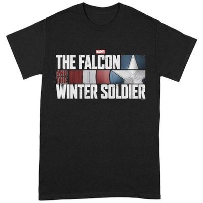 The Falcon and The Winter Soldier Unisex Ενηλίκων T-Shirt Δράσης με Λογότυπο HR