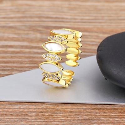 

Nidin Lucky Turkish Evil Eye Ring For Women Girl Open Crystal Enamel Finger Adjustable Jewelry Party Fashion Party Wedding Gift белый