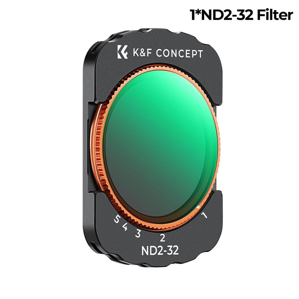 K F CONCEPT Magnetic Lens Filter for DJI Osmo Pocket 4 3 Adjustable ND2-32 ND32-512 UV CPL ND/PL Black-Mist 1/4 Optional Filters 6