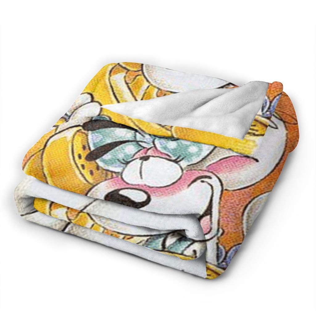 Diddl Cartoon Plush Blanket Boy Girl  Flannel Throw Blanket For Couch Chair Soft Warm Custom Quality Bedspread Gift Idea