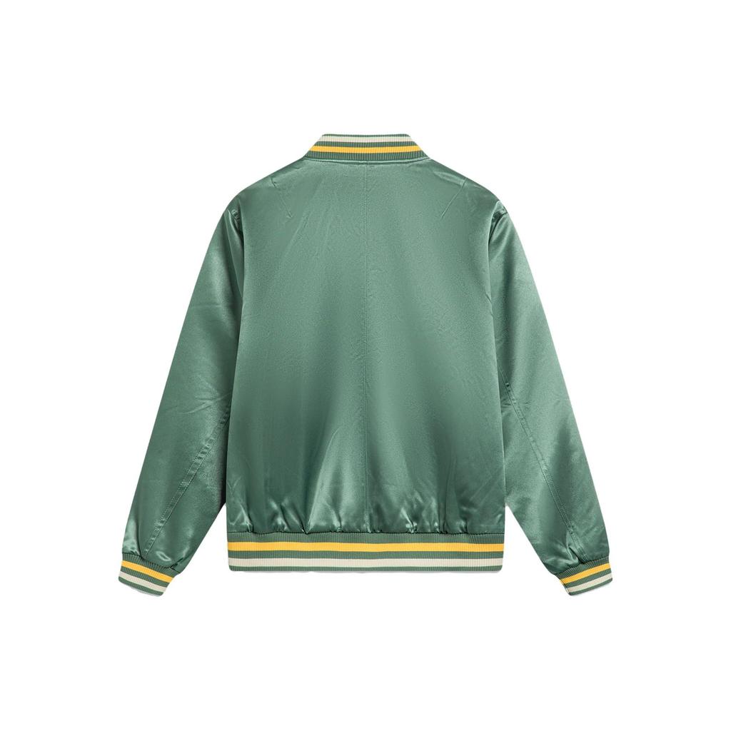 Li-Ning Extreme Sports Series Letter Casual Long Sleeve Baseball Jacket Men Jackets Qianshan-Cui AJMU021-2