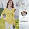 Mokaana Women's Lace Long Sleeve Knit T-shirt