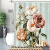 Vintage Floral Shower Curtain: Elegant Roses And Peonies For A Classic Bathroom Decor