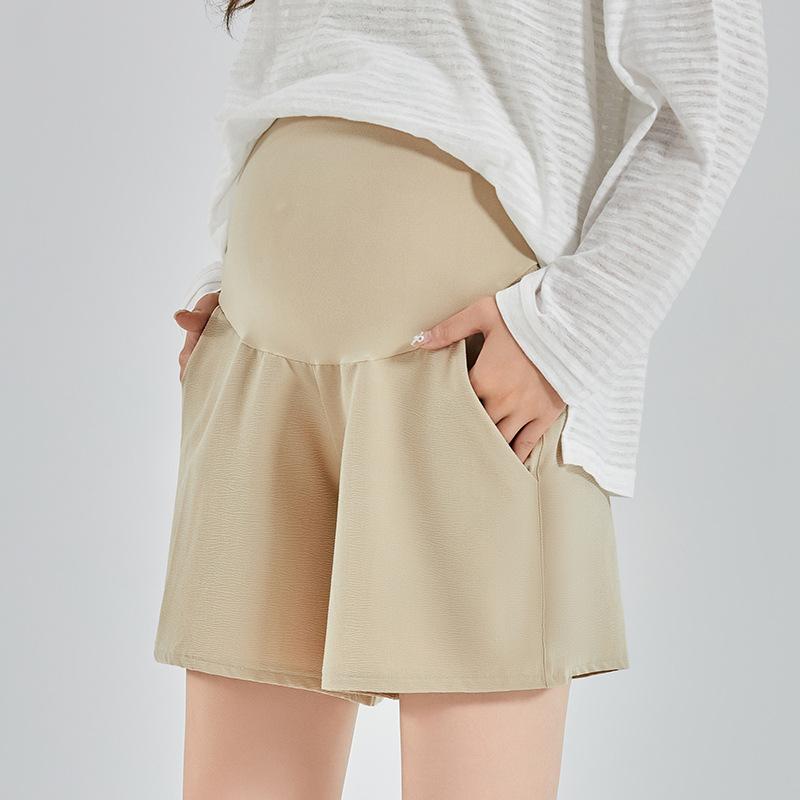 Maternity pants shorts loose outer wear thin maternity clothes new spring and summer women's hot pants breathable maternity shorts