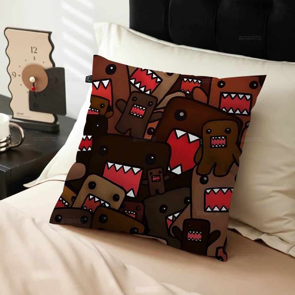 Cute D-Domo-KunS 45*45cm Cushion Cover Pillow Cover Decor Pillowcase Home Pillowcase for Couch Pillow
