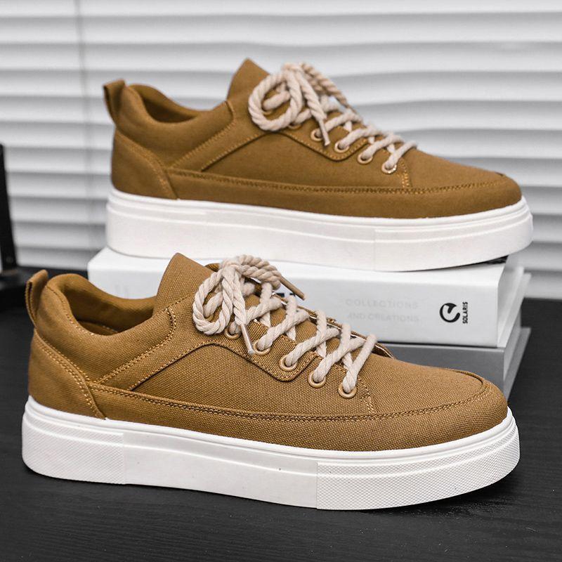 Canvas Shoes Men's Summer New Men's Shoes Trend Versatile Casual Shoes Men's Breathable Sports Shoes Men's Trendy Shoes
