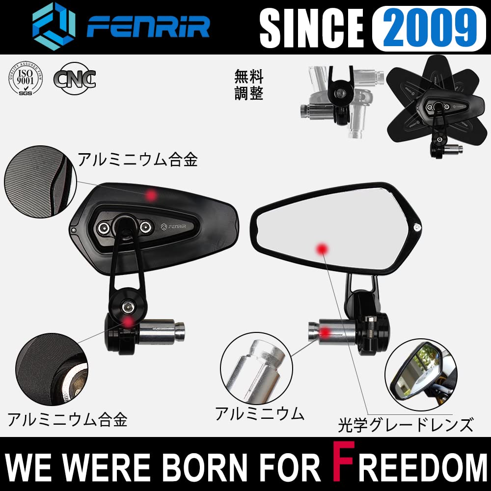 FENRIR Preto Motocicleta Ponta de Guidão Retro Liga de Alumínio Forjado CNC com Pó Anodizado Dobrável Largo R1200 para Mini Street Naked Sport Réplica Não Atende