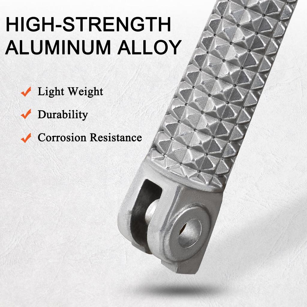 FOVPLUE Front Foot Peg Kit, Left and Right Driver/Rider Footrest Yamaha YZF R1 1998-2024,