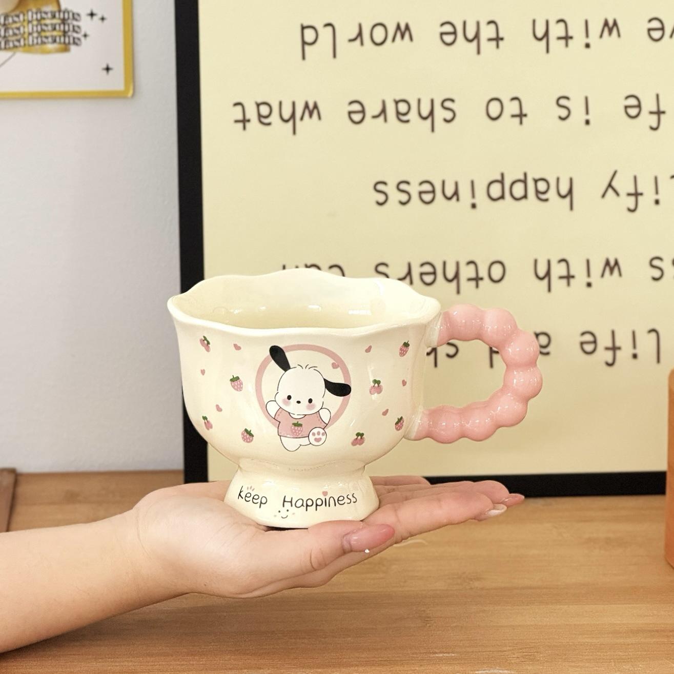 

Стильна керамічна чашка з цуценям: Високоцінний подарунок на день народження дівчинки або сувенір 301-400ml