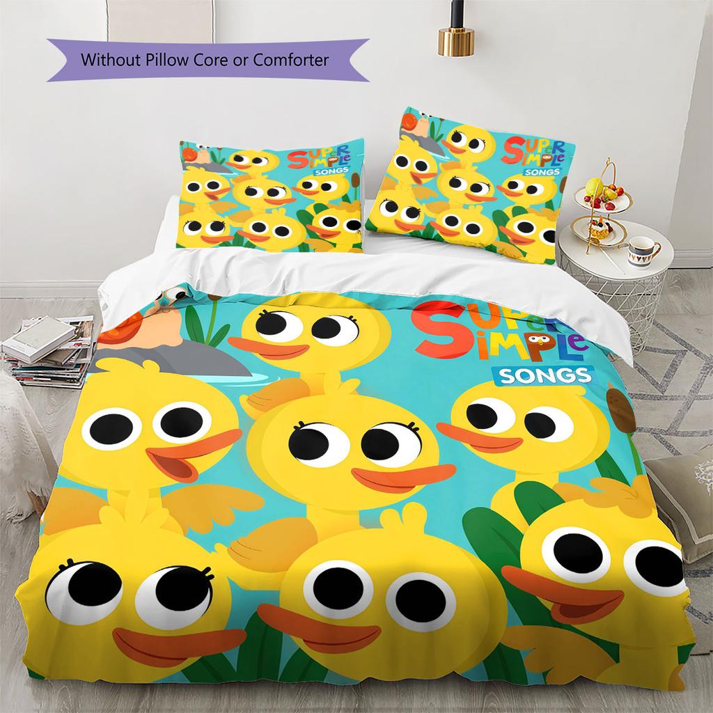 Dog Man Bedding Quilt Set Quilt Cover Pillowcase Home Decoration Birthday Gift (1 * Duvet Cover + 2 * Pillowcase, Without Core)