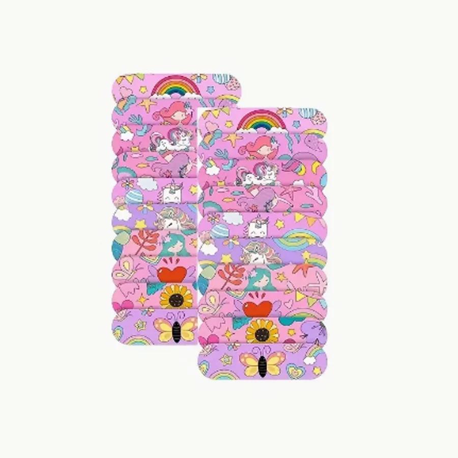 100pcs/set Cartoon Kawaii Girls Horse Prints Band Aid Skin Dressing Tape Patch Strips Adhesive Bandages Plasters Woundplast