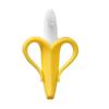 Periuta De Dinti Banana Baby Teether Toothbrush, Silicone Teething Toy for Infants 6+ Months, Safe Chewable Toy To Soothe Teething Pain