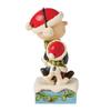 JIM SHORE Snoopy & Charlie Scarf <Christmas> 6017237