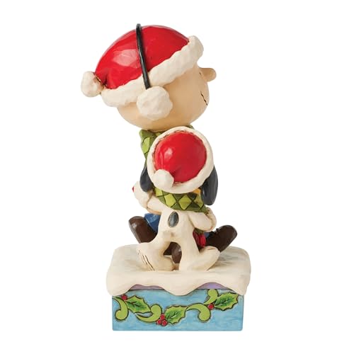 JIM SHORE Snoopy & Charlie Scarf <Christmas> 6017237