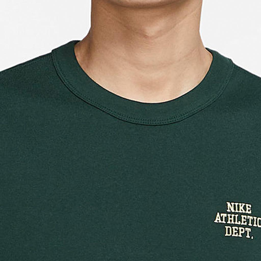 Nike Solid Color Crew Neck Pullover With Logo Letter Print T-Shirt Men Tops Pro-Green FD0306-397
