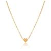 European & American Style Heart Pendant Necklace - Elegant Alloy Clavicle Chain for Women
