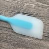 Large Translucent FDA Silicone Cake Spatula with Integrated Scraper