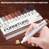 Wood Composite Grain Paint Furniture Touch-Up Markers Pens Wood Floor,Furniture,Scratch Coloring Repair Paint Pens