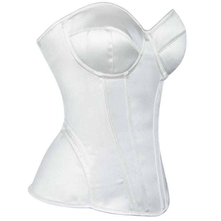 Women's Court Style Chest Support Steel Ring Shaping Top