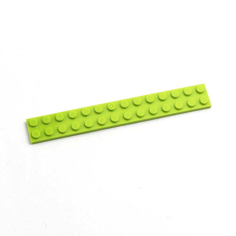 10pcs/lot DIY Building Blocks Plate 2 X 14 Educational Assemble Construction Toys for Children Parts 91988