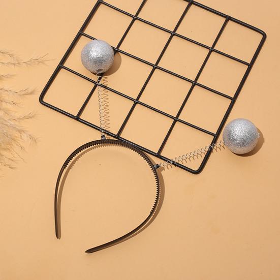 Party Headband Spring Design Glitter Ball Decor Hair Hoop Cartoon Style Autumn Winter Birthday Celebration Accessories