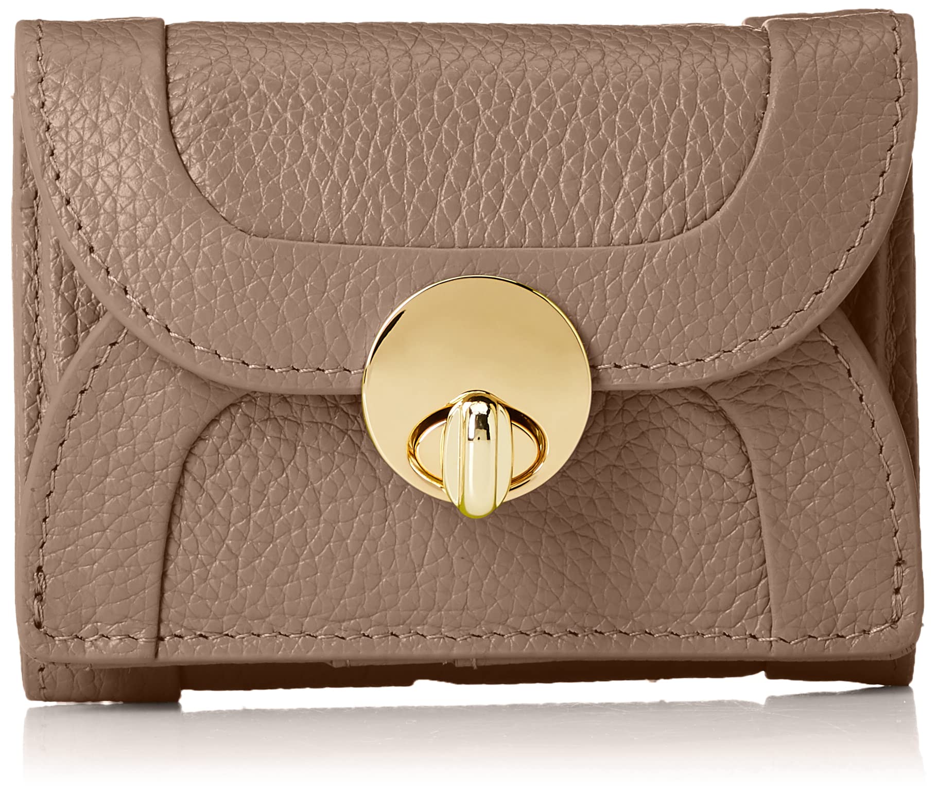 

HASHIBAMI New Round Form Mini Wallet Ha-1711-453 Gray Beige