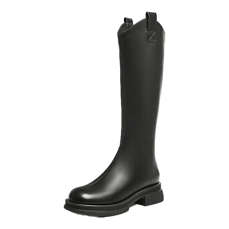 Teenmix Women s Stylish High-Tube Boots 38